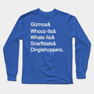 Gizmos&Whoozits&Whatnot - White Long Sleeve T-Shirt